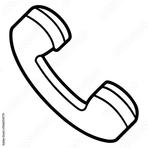 Calling Phone Icon for Communication and Customer Support Services