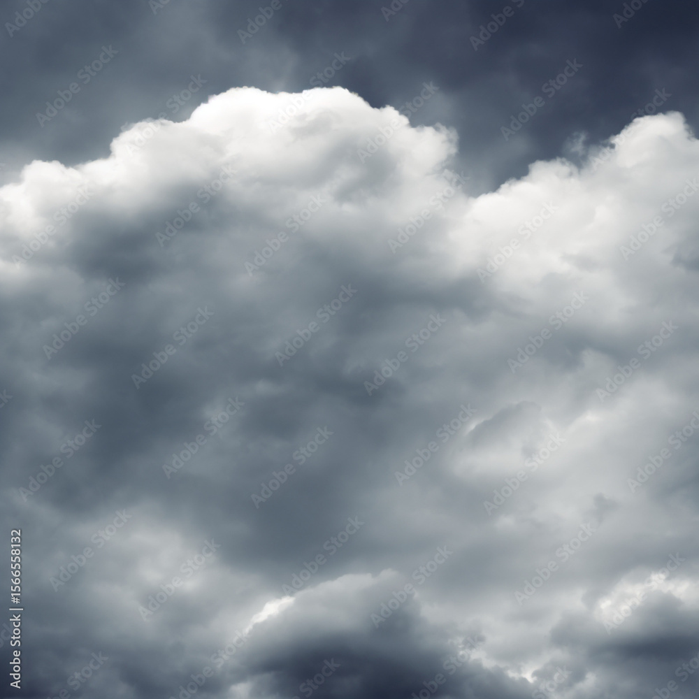 Fototapeta premium Clouds Gathering Over the Plains