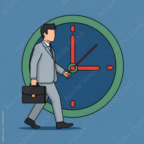 Business man daily life