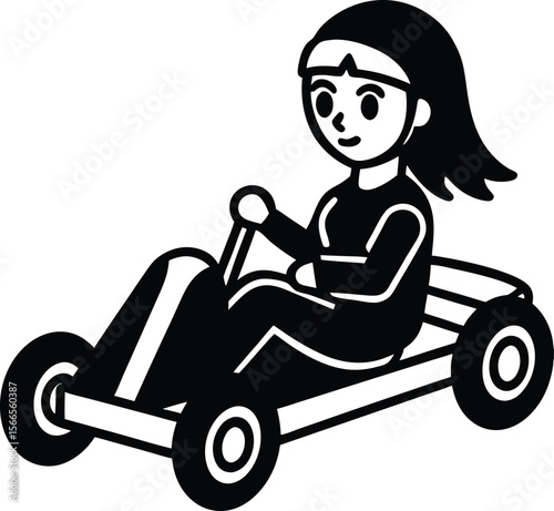 little girl riding a bike