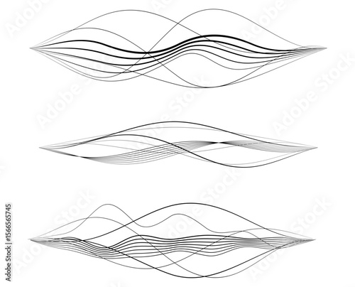 Design Element Wave Lines Guilloche curve line Background for certificates, diplomas, protective document layers. Pattern branding Frame border - Jewelry, Fashion, Wedding, Beauty, Home Decor