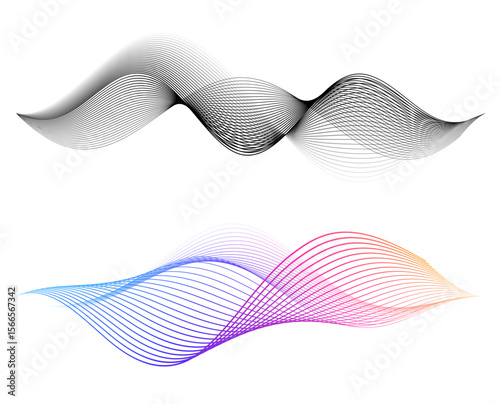 Design Wave Lines curve line Background for Pattern branding Frame border certificates, diplomas Textile Design, Flowing Lines, Fashion, Home Decor, protective document layers. Simbol, object