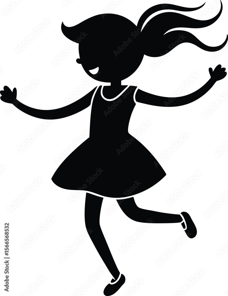Obraz premium ballet dancer vector illustration art