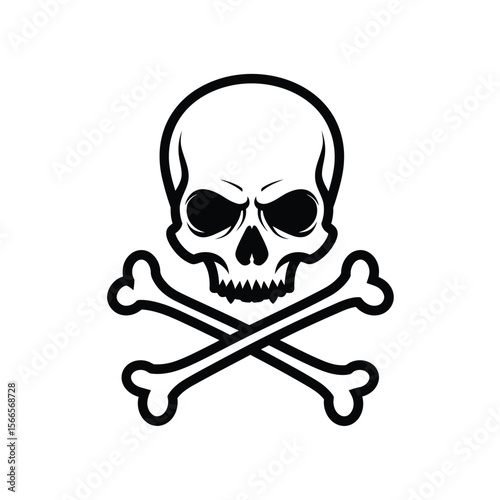Skull and Crossbones A Classic Symbol of Danger and Mortality