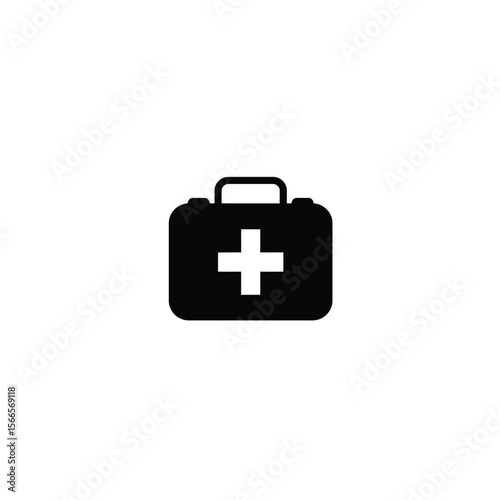 First Aid Kit Icon Medical Emergency Preparedness Symbol