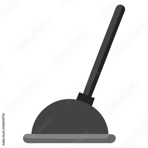 Plunger  Vector Tools for Repair, Maintenance, and Pipework Design