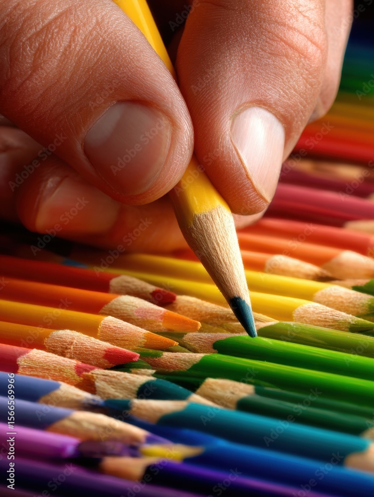 Obraz premium A Study in Color and Creativity
