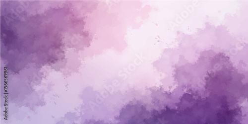 Abstract watercolor texture in shades of blue and pink, like a dreamy sky with soft clouds and hints of light, perfect for artistic backgrounds