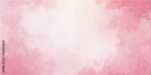 Abstract pink watercolor background with a vintage paper texture, perfect for artistic designs