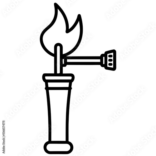 Plumber’s Torch  Vector Tools for Repair, Maintenance, and Pipework Design