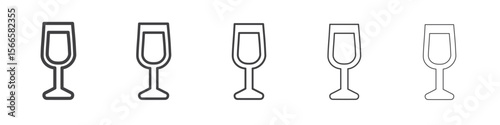 heels icon flat thin illustration symbol