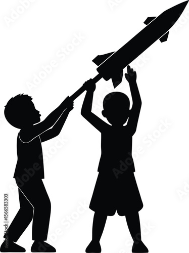 silhouette of a man with a gun
