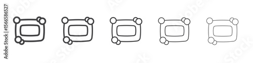 soap icon flat thin illustration symbol