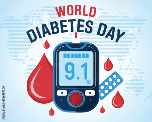  World Diabetes Day Global Glucose Monitoring and Medication Awareness