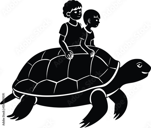 sea turtle vector illustration