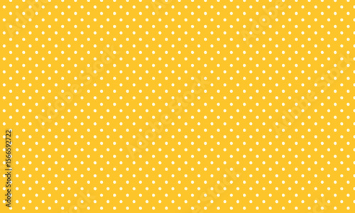 Seamless Yellow Pin Dot Pattern - Simple Minimalist Background