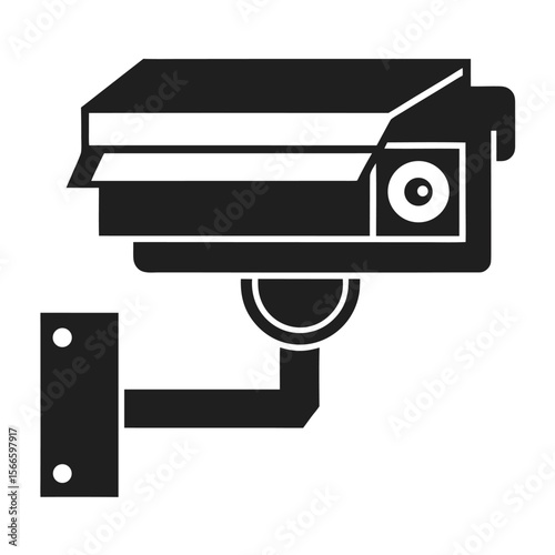 Security Camera Icon Surveillance System Vector Illustration
