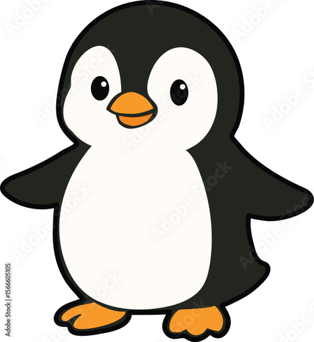 Cartoon Penguin Illustration