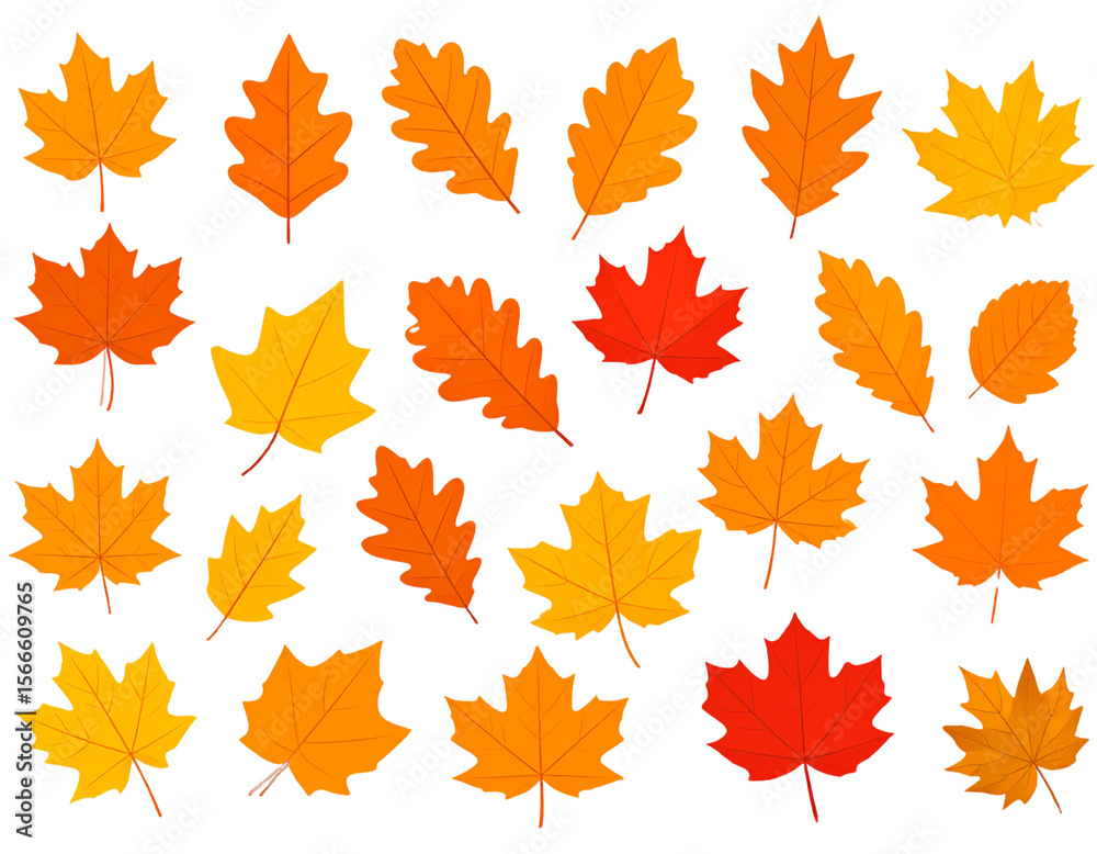 Colorful Autumn Leaf Collection Colorful Autumn Leaf Collection