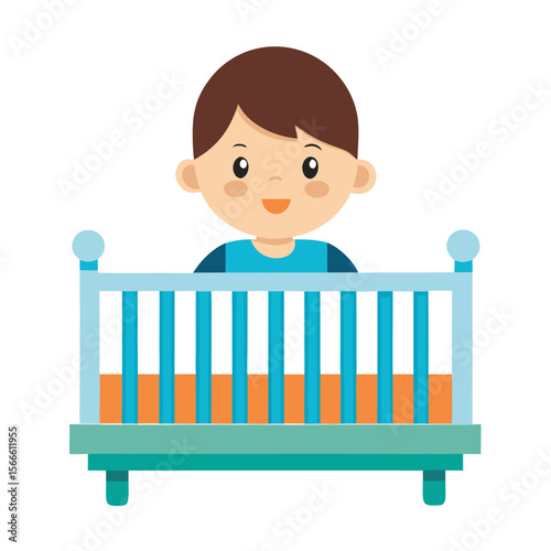 baby in a crib
