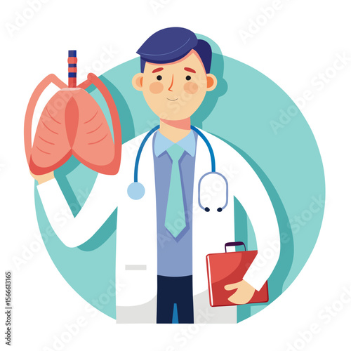 medical doctor with stethoscope