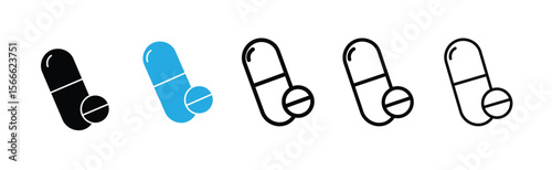 Medicine pills icon