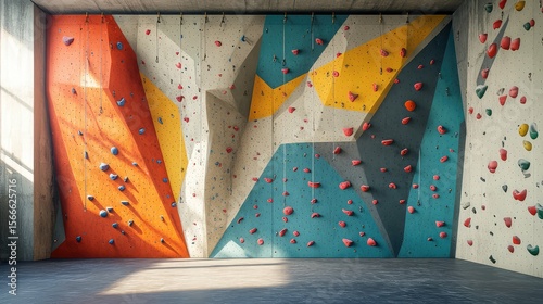 gym indoor rock climbing wall