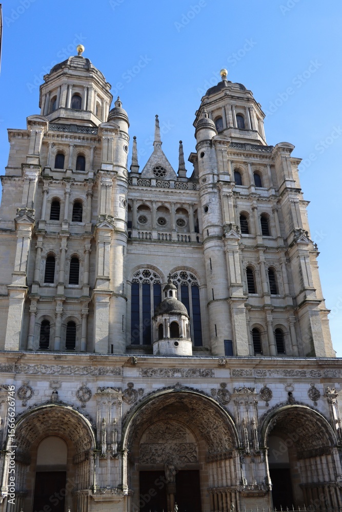 Fototapeta premium cathedral of st Michel in France, Dijon