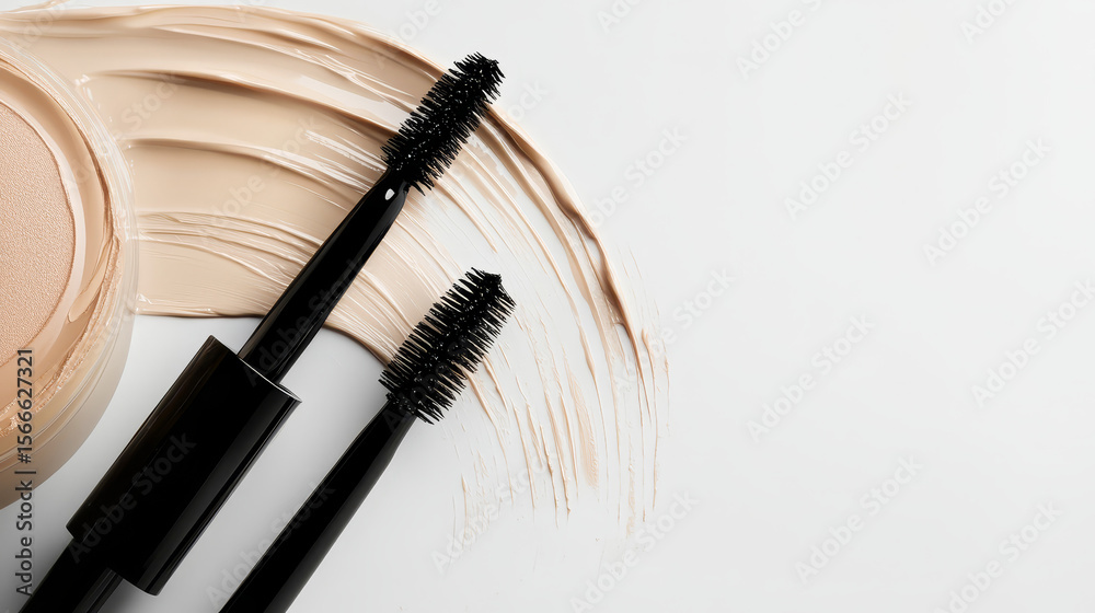 Naklejka premium makeup set mock up 