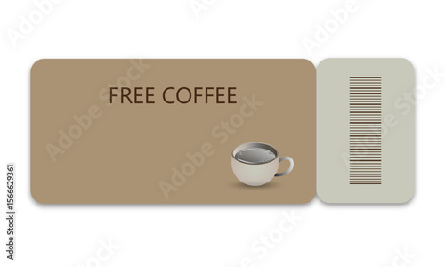 Free tea cup ticket template.