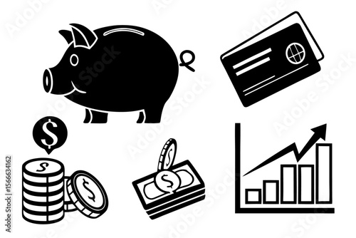 personal-finance-tools---black-icons-