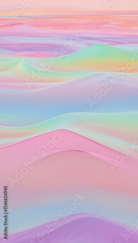Wallpaper Mural Pastel desert landscape background wallpaper aesthetic gradient colorful texture art Torontodigital.ca