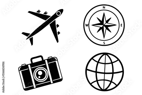 travel-and-tourism-elements---black-icons-