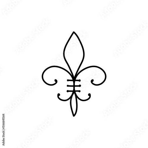 Fleur de lis vector icon