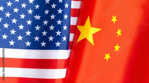 Flags america china relationship