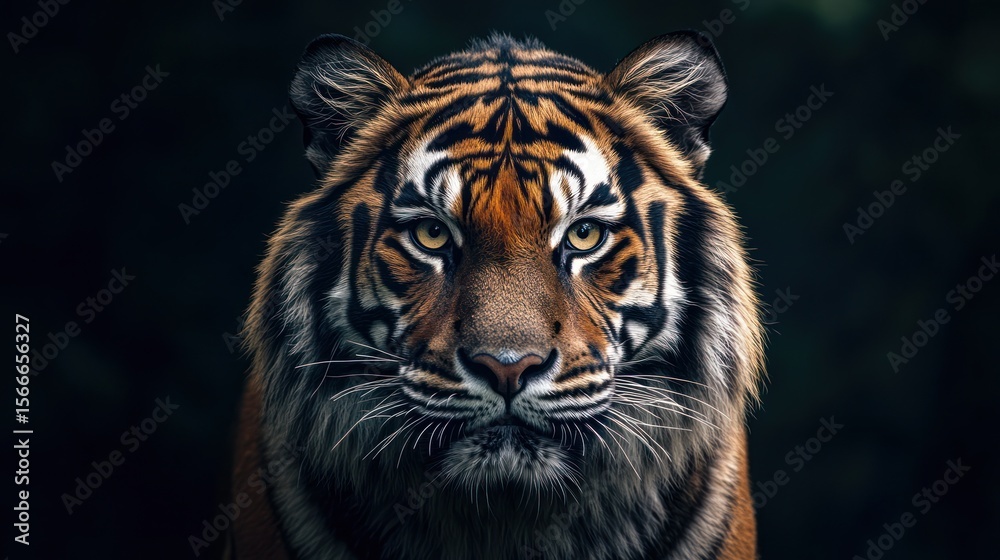 Fototapeta premium Close-up portrait of a tiger (1)