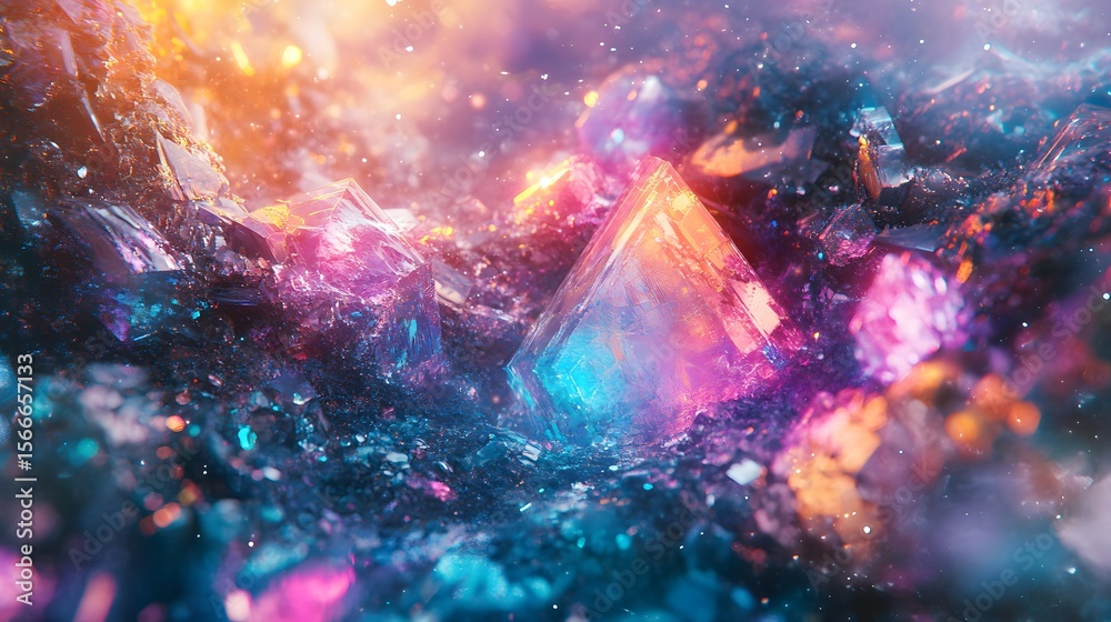 Fototapeta premium rainbow holographic abstract background