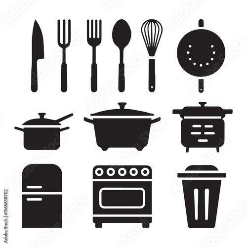Kitchen Utensils Appliances and Utensils knife fork