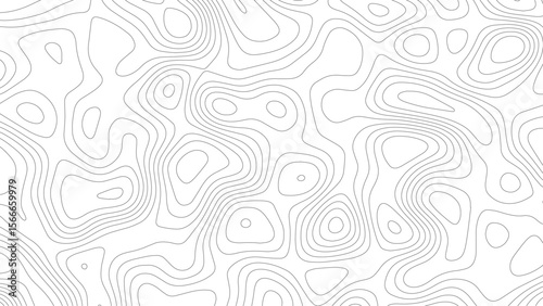 Topographic Background. Abstract wavy and curved lines background. Background of the Topographic Map. Sophisticated Dark Background with Contour Map Lines Creating an Organic and Fluid Pattern.