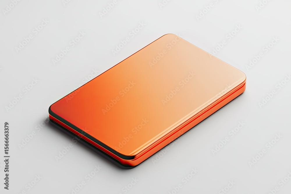 High Quality Visual of Ssd on White Background 3D Scence High Quality Visual of Ssd on White Background 3D Scence