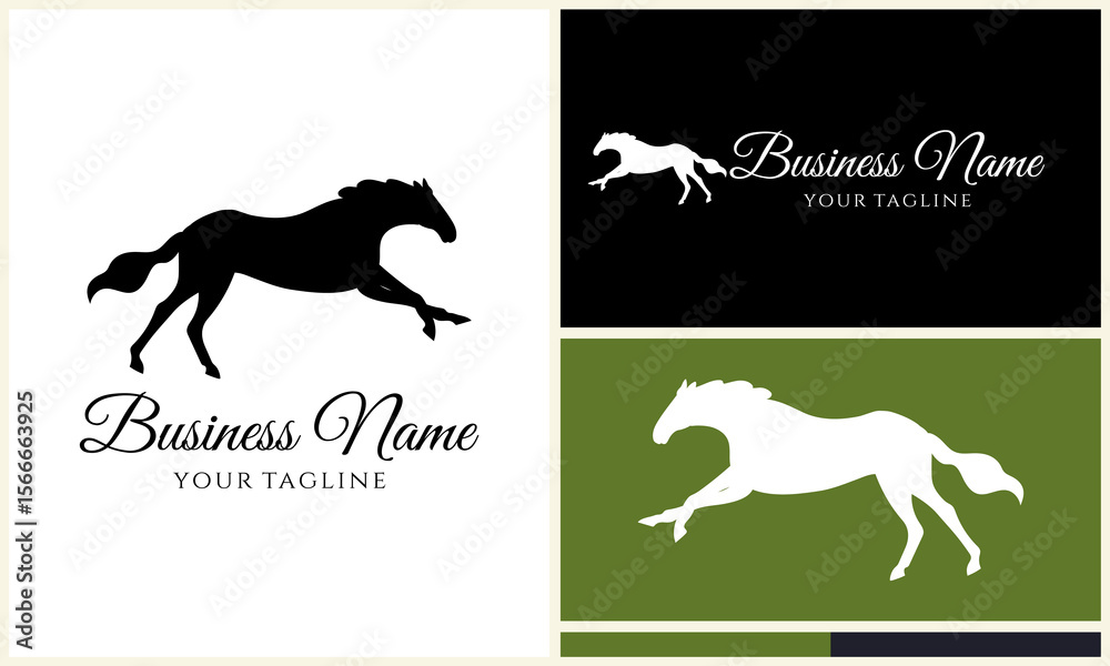 Obraz premium Horse Logo Design Variations. (15)