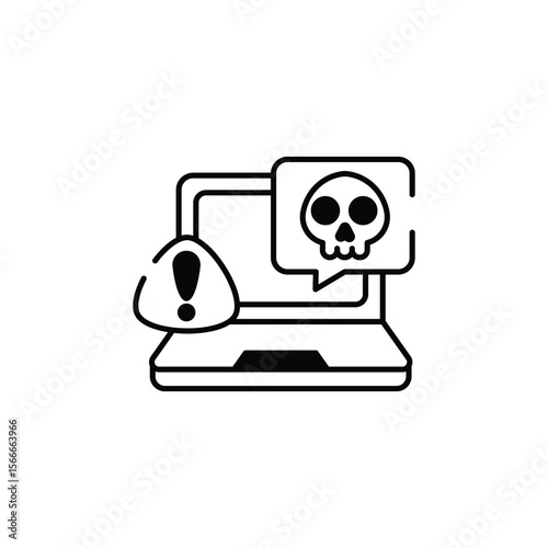  Chat Hacking icon design with white background stock illustration