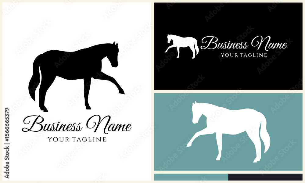 Obraz premium Horse Logo Design Variations. (16)