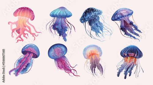 jellyfish in the sea