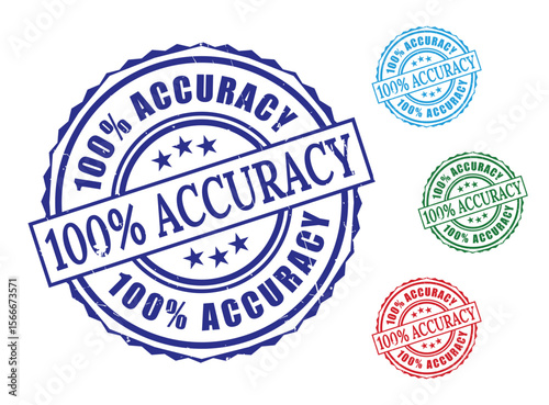 100% Accuracy Guarantee Blue Stamp Seal with Variations Perfect for Verification Authenticity