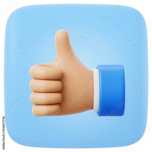 Thumbs up symbol graphic offers a positive gesture design, ideal for approval, agreement, and social media engagement.