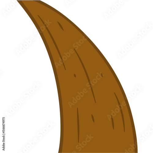 Dirt road vector illustration