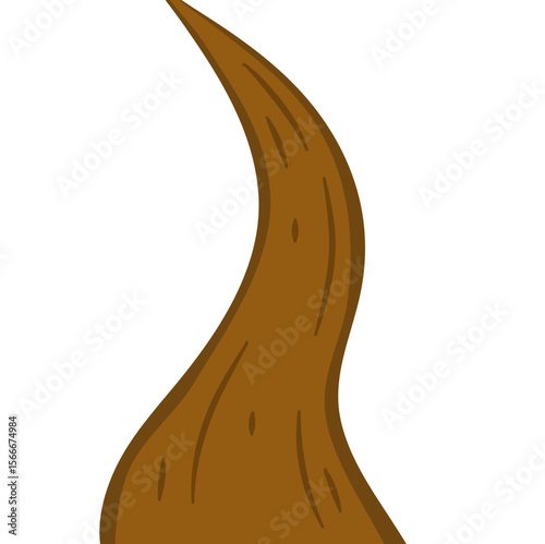 Dirt road vector illustration
