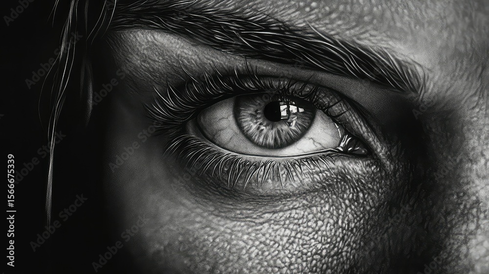 Obraz premium texture black and white art