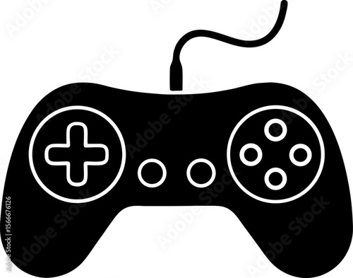 video game controller icon isolated
